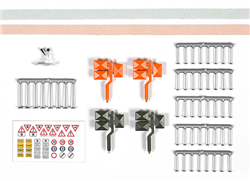 Busch 1167 HO Winter Road Scene Detail Set