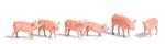 Busch 1172 HO Hogs/Pigs Pkg 6