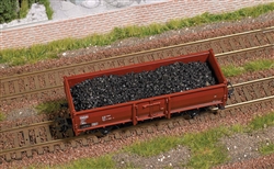 Busch 1680 HO Real-Coal Load Fits European 2-Axle Gondola w/Side Doors
