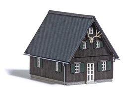 Busch 1920 HO Foresters Lodge Laser-Cut Wood Kit