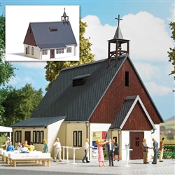 Busch 1940 HO Chapel Kit