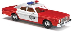 Busch 46617 HO 1976 Dodge Monaco 4-Door Sedan Assembled Sheriff