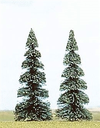 Busch 6103 Pine Trees 3-9/16" Pkg 2