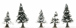 Busch 6566 N Trees Pkg 20 Snow Covered Pines