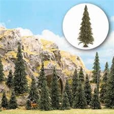 Busch 6576 N Trees Conifer Pines w/Roots Set 1-3/16 to 2-3/16" 3-6cm Tall 189-6576