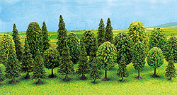 Busch 6589 N Mixed Forest Tree Set