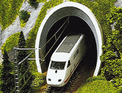 Busch 7020 HO ICE Tunnel Portal Single Track