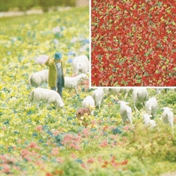 Busch 7357 Foam Flock Ground Cover Summer Flowers 6-3/4oz