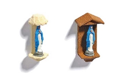 Busch 7768 HO Wall-Mounted Patron Saint Statues Pkg 2