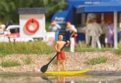 Busch 7864 HO Paddleboard with Figure Action Set