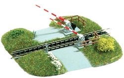 Busch 8023 HO Grade Crossing w/Gates For HO or N Scales