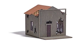 Busch 9718 HO Dilapidated North American House Laser-Cut Kit