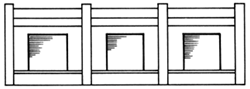 City Classics 201 HO Long Lower Walls w/ Doors Pkg 2