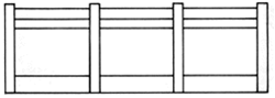 City Classics 202 HO Long Lower Walls Less Doors Pkg 2