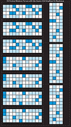 City Classics 703 HO Factory Windows Pkg 10 For #195-103 Smallman Street Warehouse Kit