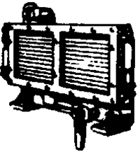 Cal Scale 226 HO Steam Loco Air Compressor Radiator Brass Casting