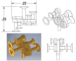 Cal Scale 675 HO Nathan Air Horn M5R24