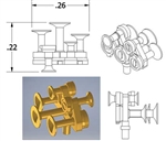 Cal Scale 676 HO Nathan Air Horn M5R4