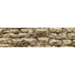 Chooch 8252 Flexible Random Stone Wall w/Self-Adhesive Backing Medium Stones