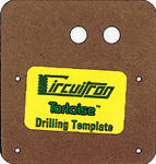 Circuitron 6190 Tortoise Drilling Template
