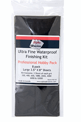 Creations Unlimited 110 Ultra Fine Waterproof Finishing Kit Medium to Superfine