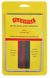 Creations Unlimited 123 Flex-I-File Combo Set Frame w/8 Each Fine Medium & Coarse Tapes 1 Bonus Tape