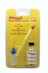 Creations Unlimited 7000 Touch-N-Flow System Set w/Applicator ProWeld Cement & Filler Bottle