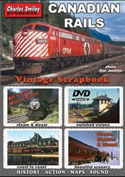 Charley Smiley 134 Canadian Rails Vintage Scrapbook DVD 1 Hour 29 Minutes