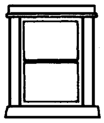 Campbell 901 HO Windows Plastic Double-Hung 2-Pane Pkg 5