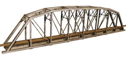 Central Valley 1901 HO 200' Single-Track Heavy-Duty Laced-Parker-Truss Bridge Kit 28-1/4 x 3" 