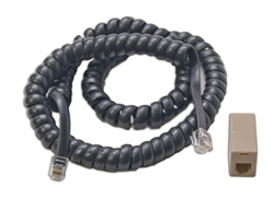 Digitrax LNCCMC1 Coiled Cord & RJ12 Modular Adapter