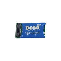 Digitrax SDH187MT HO Sound and Control Decoder 21-Pin MTC21 Interface 8 Steam & Diesel Sounds Replaces 186-Series Decode