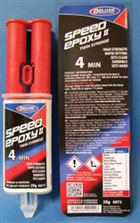 Deluxe Materials AD73 Speed Epoxy II 4 Minute Set Time 1oz Syringe