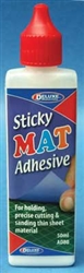 Deluxe Materials AD80 Sticky Mat Adhesive For Holding Precise Cutting & Sanding of Thin Sheet Material