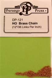 Durango Press 121 HO Brass Chain 12"