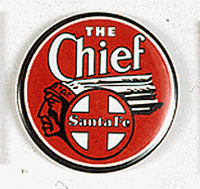 Phil Derrig 102 Railroad Sign Atchison Topeka & Santa Fe The Chief