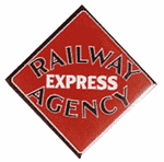 Phil Derrig 104 Railroad Sign Railway Express Agency