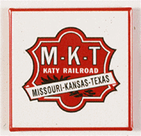 Phil Derrig 20 Railroad Magnet Missouri-Kansas-Texas Katy