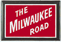 Phil Derrig 206 Railroad Sign Milwaukee Road 8 x 12"