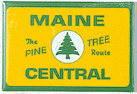 Phil Derrig 21 Railroad Magnet Maine Central