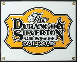 Phil Derrig 236 Railroad Sign Durango & Silverton