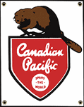 Phil Derrig 252 Railroad Sign Canadian Pacific Original Beaver