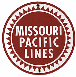 Phil Derrig 254 Railroad Sign Missouri Pacific Buzzsaw