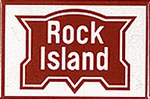 Phil Derrig 34 Railroad Magnet Rock Island