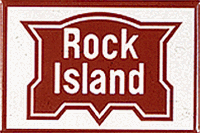 Phil Derrig 34 Railroad Magnet Rock Island