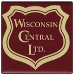 Phil Derrig 64 Railroad Magnet Wisconsin Central