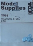 Detail Associates 2558 Steel Washers 2-56 Pkg 10