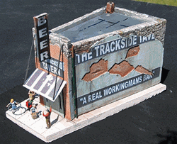 Downtown Deco 1040 HO The Trackside Tavern Cast Plaster Kit