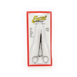 Excel 55530 Stainless Steel Hemostats 5-1/2" Curved Nose