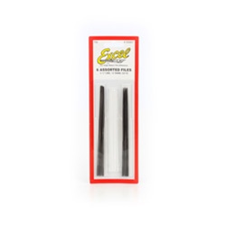 Excel 55667 5 1/2" Long Cut #2 Needle Files 6 Assorted Set 